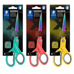 Forbice Norix® acciaio 21 cm colori assortiti Staedtler | Ecotempo