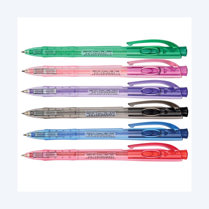 Penna a sfera Liner 308 punta F colori — 106162 | Ecotempo