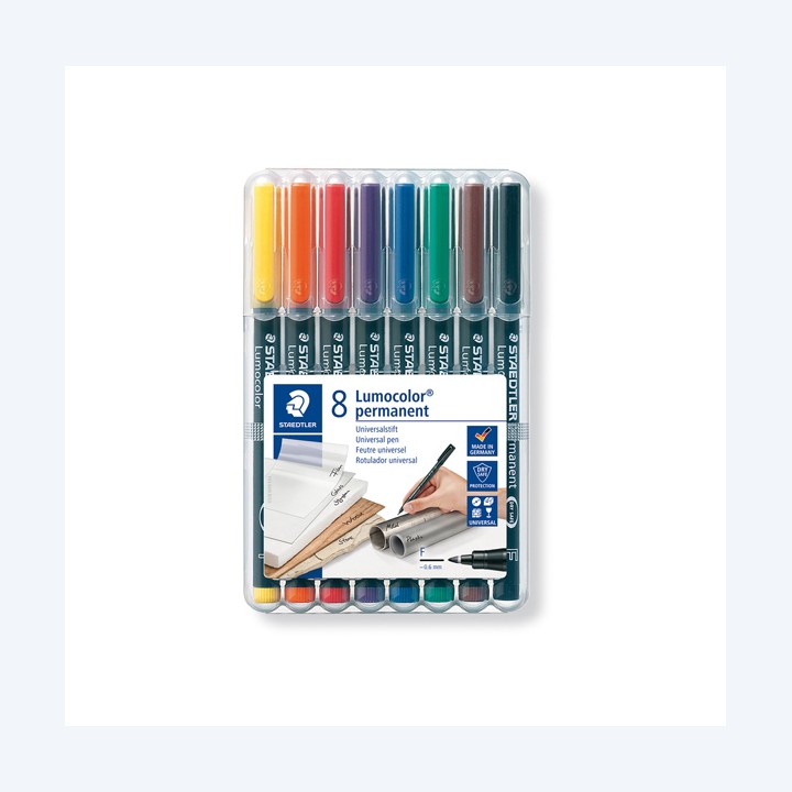 Pennarello Astucci Lumocolor Permanent — 25098 | Ecotempo