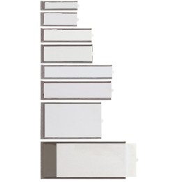 Portaetichette adesivo Ies A3 32 x 124 — 25211 | Ecotempo