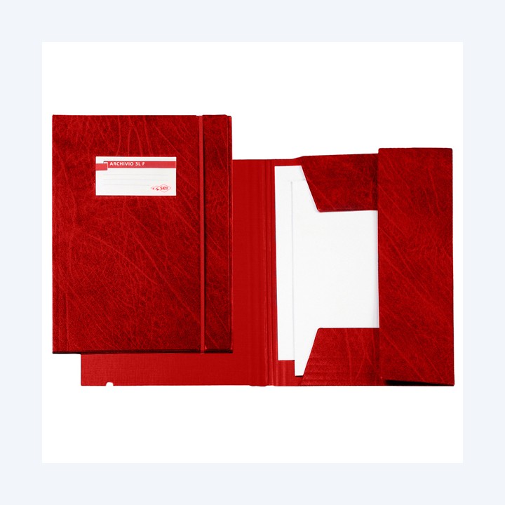 Cartella 3 lembi con elastico F 25 x 35 — 25595 | Ecotempo