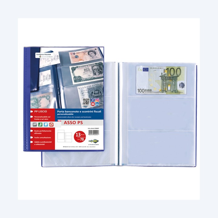 Porta scontrini e banconote Asso PS 21 — 25907 | Ecotempo