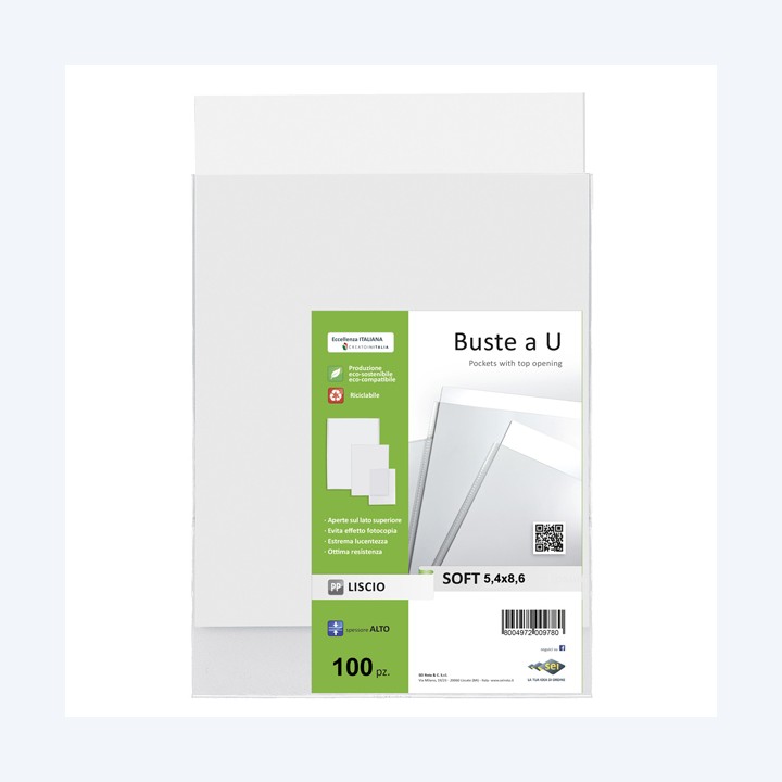 Buste a sacco Soft PPL 5,4 x 8,6 cm — 25946 | Ecotempo