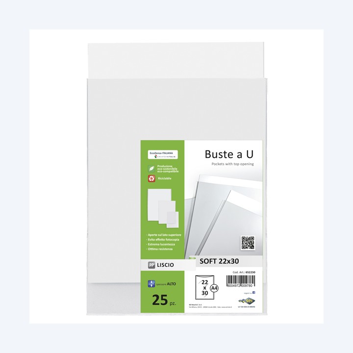 Buste a sacco Soft PPL 22 x 30 cm — 25958 | Ecotempo