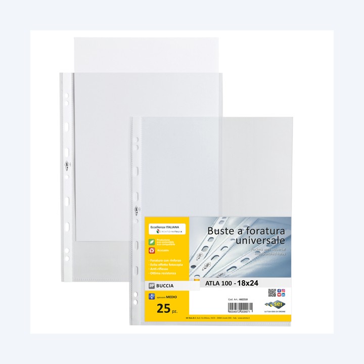 Buste forate Atla medium buccia 18 x 24 — 26002 | Ecotempo