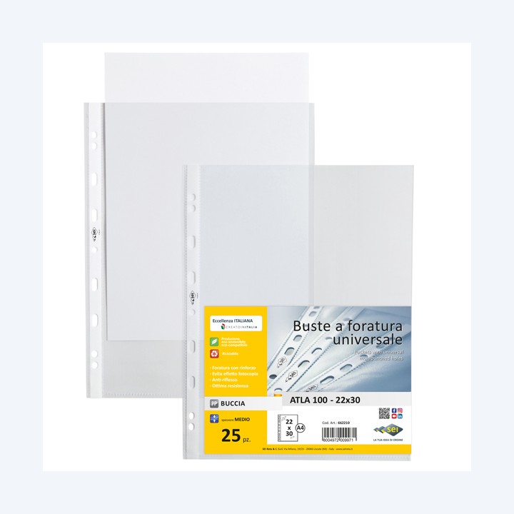 Buste forate Atla medium buccia 22 x 30 — 26023 | Ecotempo