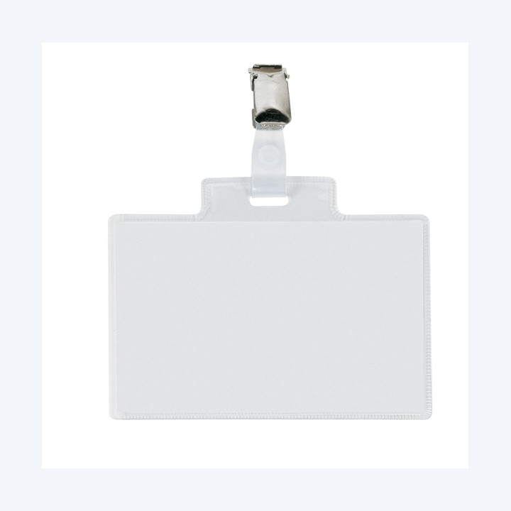 Portanome Pass 4E clip in metallo — 26110 | Ecotempo