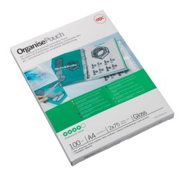Pouches A4 216 x 303 mm 2 x 75 micron — 26594 | Ecotempo