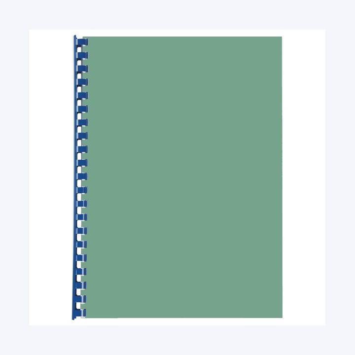 Dorsi spirale 21 anelli 10 mm blu GBC conf. 100 pezzi | Ecotempo