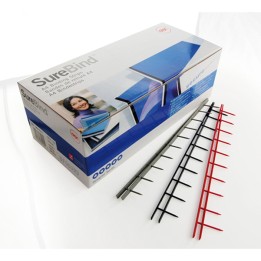 Pettini Surebind 10 denti 25 mm bianco — 26881 | Ecotempo