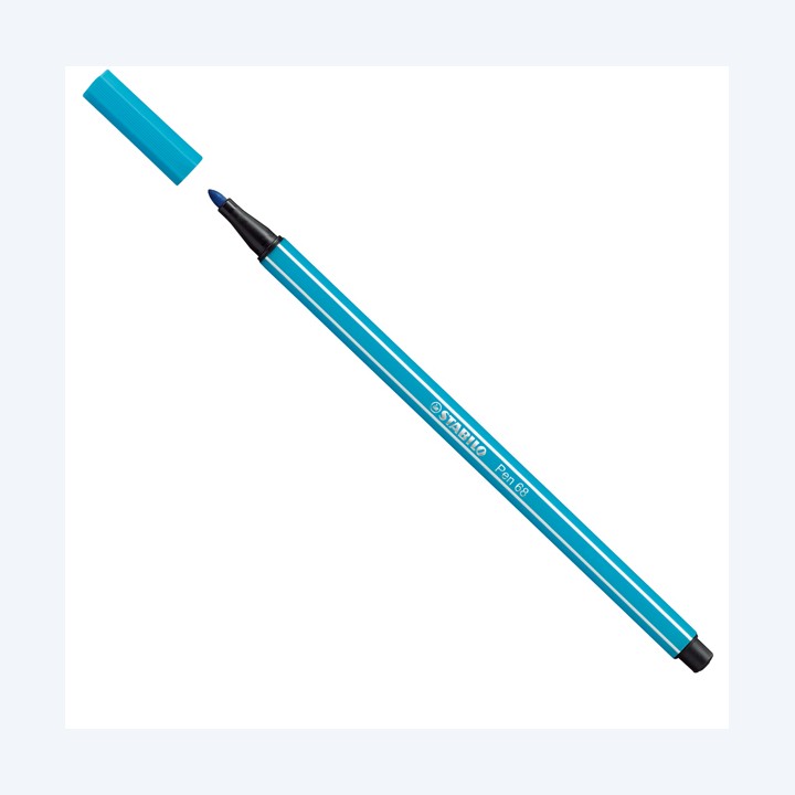 Pennarello Pen 68 blu chiaro 31 Stabilo | Ecotempo