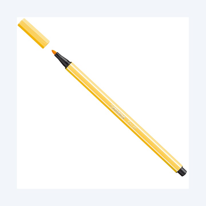 Pennarello Pen 68 giallo 44 Stabilo | Ecotempo