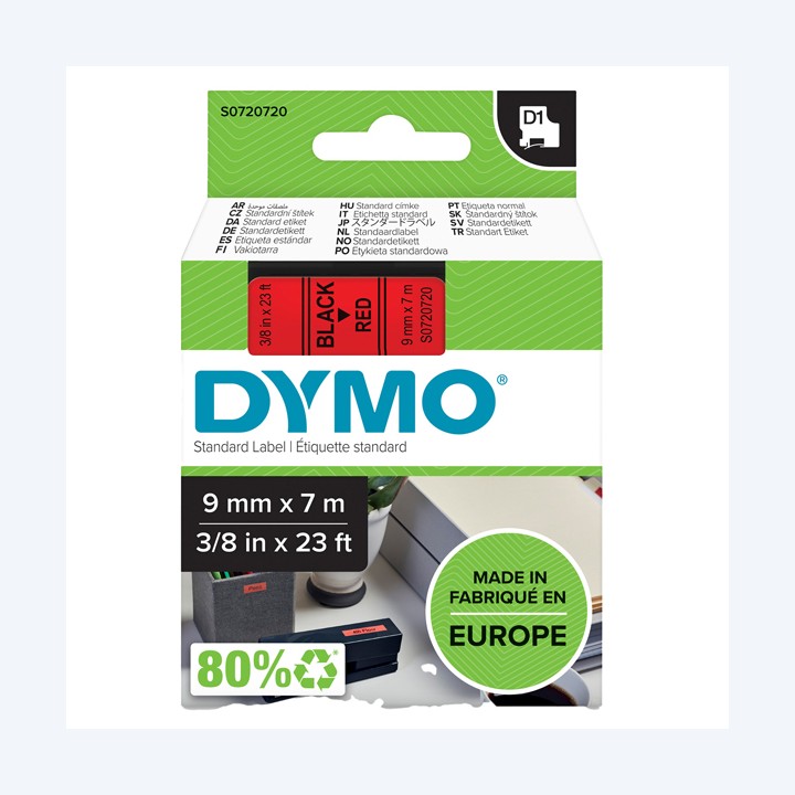Nastro D1 standard 409170 9 mm x 7 mt — 27850 | Ecotempo