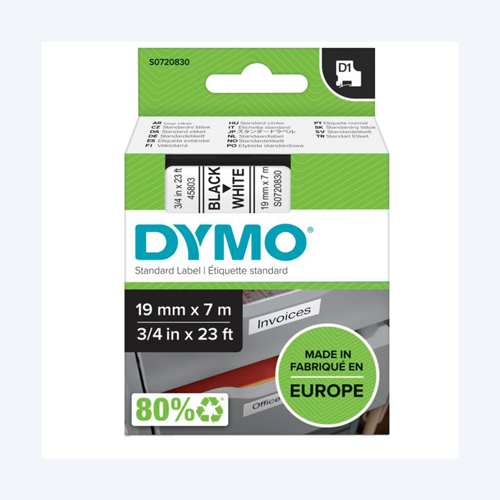 Nastro D1 standard 458030 19 mm x 7 mt — 27879 | Ecotempo