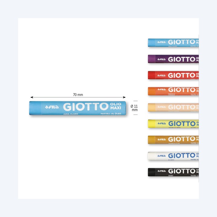 Pastelli a olio lunghezza 70 mm — 28125 | Ecotempo