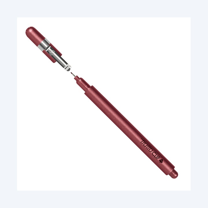Pennarello Tratto clip tratto 0,3 mm rosso Tratto | Ecotempo