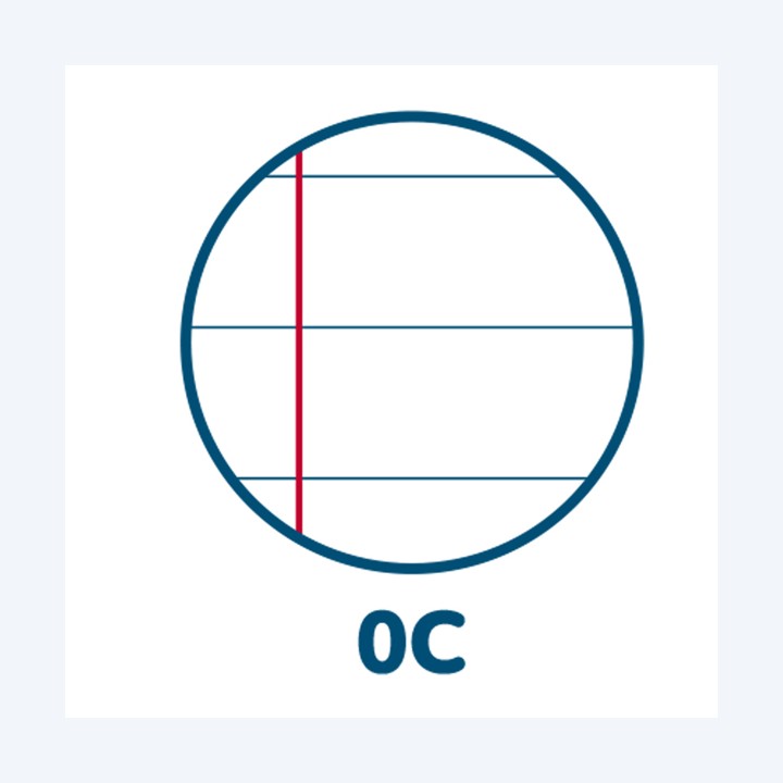 Quaderno Monocromo A5 1 rigo c/margine — 28908 | Ecotempo