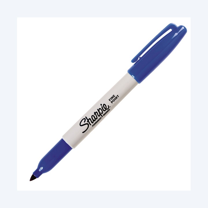 Marcatore permanente punta fine 1 mm blu Sharpie | Ecotempo