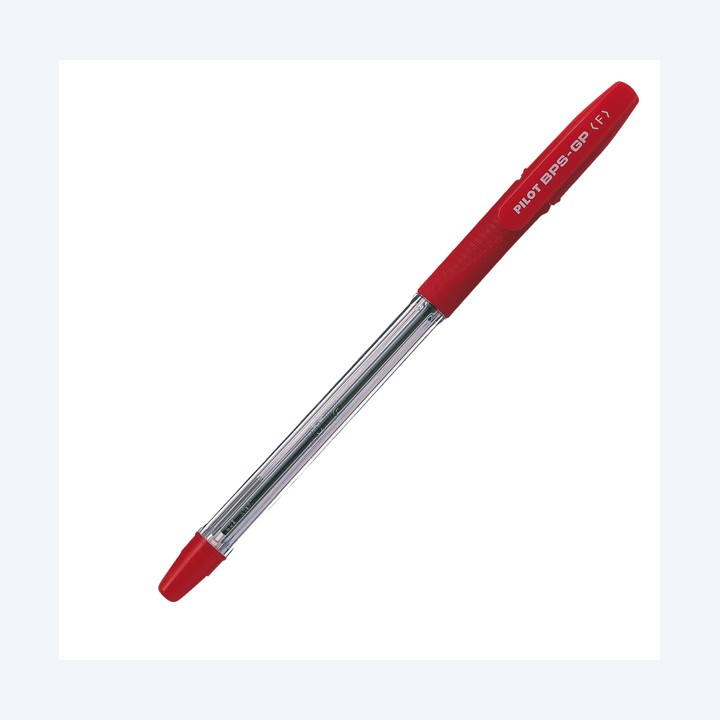 Penna a sfera BPS GP punta fine 0,7 mm rosso Pilot | Ecotempo