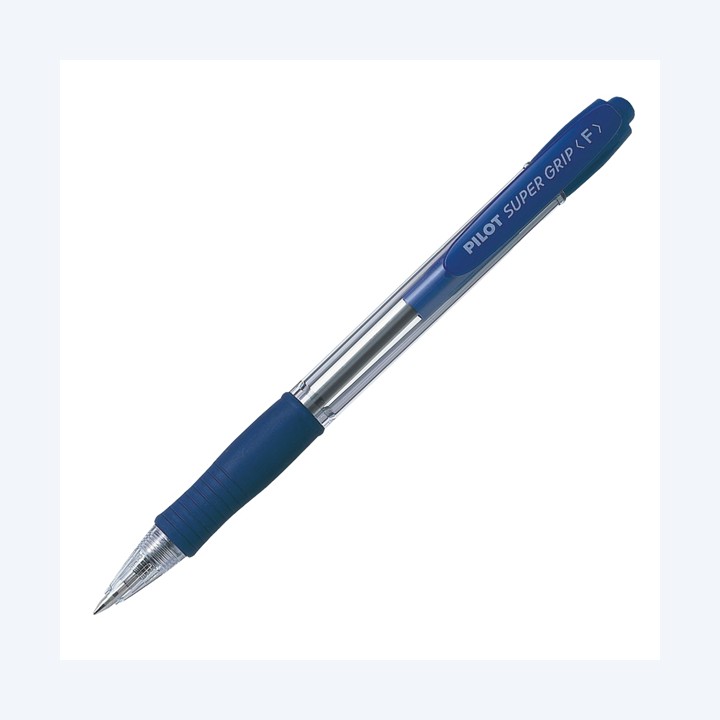 Penna sfera a scatto Super Grip punta — 29347 | Ecotempo