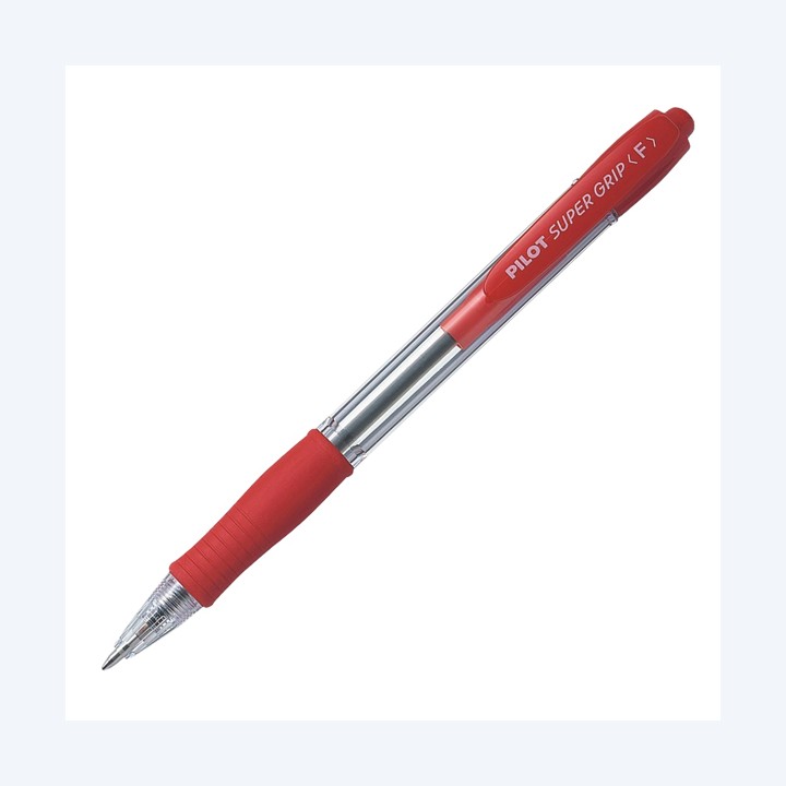 Penna sfera a scatto Super Grip punta — 29348 | Ecotempo