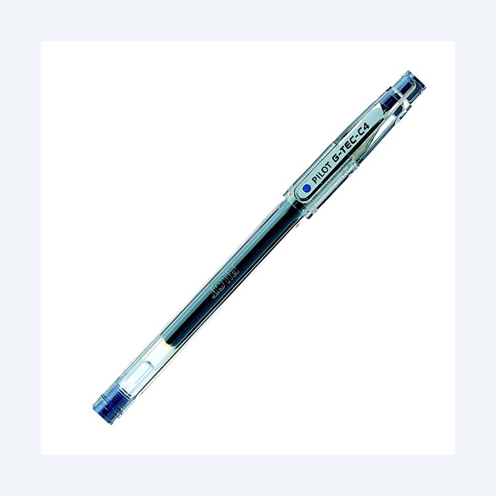 Penna a sfera Gel G Tec C4 punta 0,4 mm blu Pilot | Ecotempo