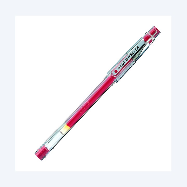 Penna a sfera Gel G Tec C4 punta 0,4 mm rosso Pilot | Ecotempo