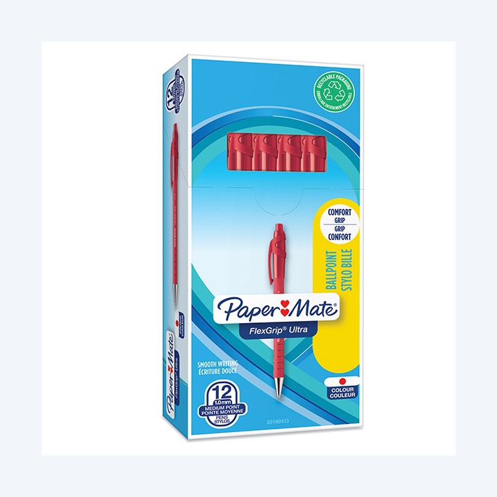 Penna a sfera a scatto Flexgrip Ultra — 30043 | Ecotempo