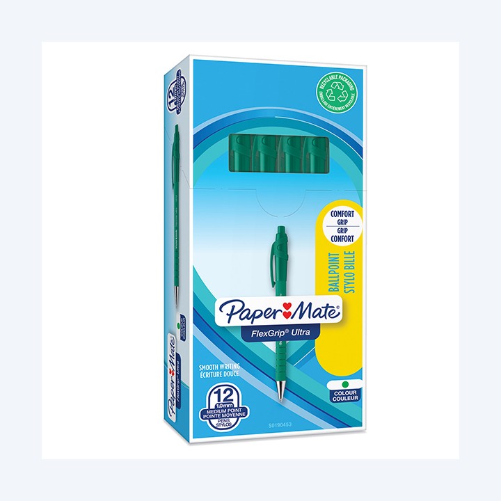 Penna a sfera a scatto Flexgrip Ultra — 30048 | Ecotempo