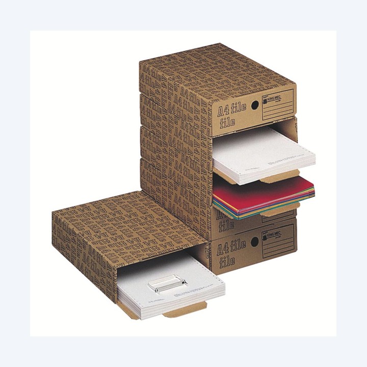 Scatola archivio A4 File 26 x 8 x 35 cm — 30372 | Ecotempo