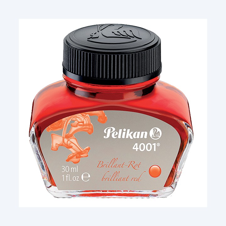 Inchiostro stilografico 4001 30 ml rosso Pelikan | Ecotempo
