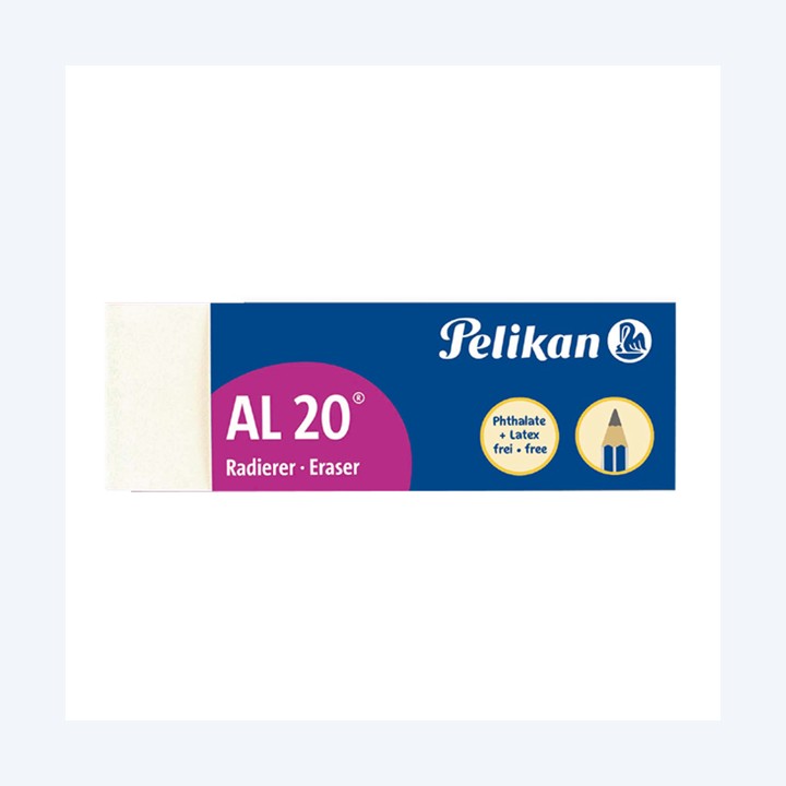 Gomma AL20 bianca per matita Pelikan conf. 20 pezzi | Ecotempo