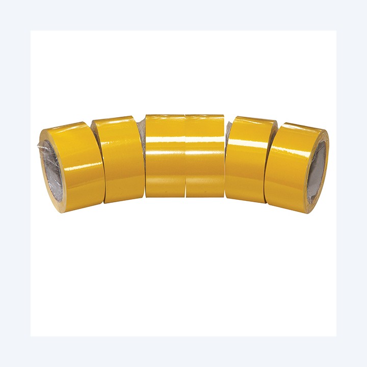 Nastro adesivo 350 5 cm x 66 m PVC giallo Eurocel | Ecotempo