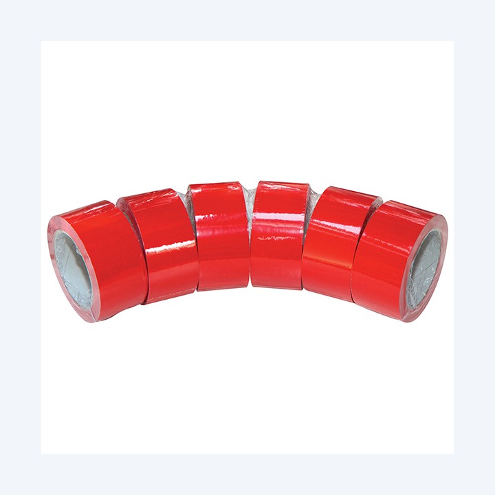 Nastro adesivo 350 5 cm x 66 m PVC rosso Eurocel | Ecotempo
