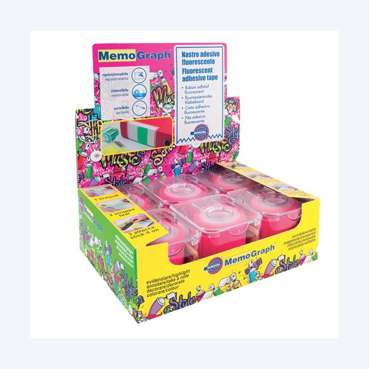Nastro adesivo con dispenser Memograph — 30832 | Ecotempo