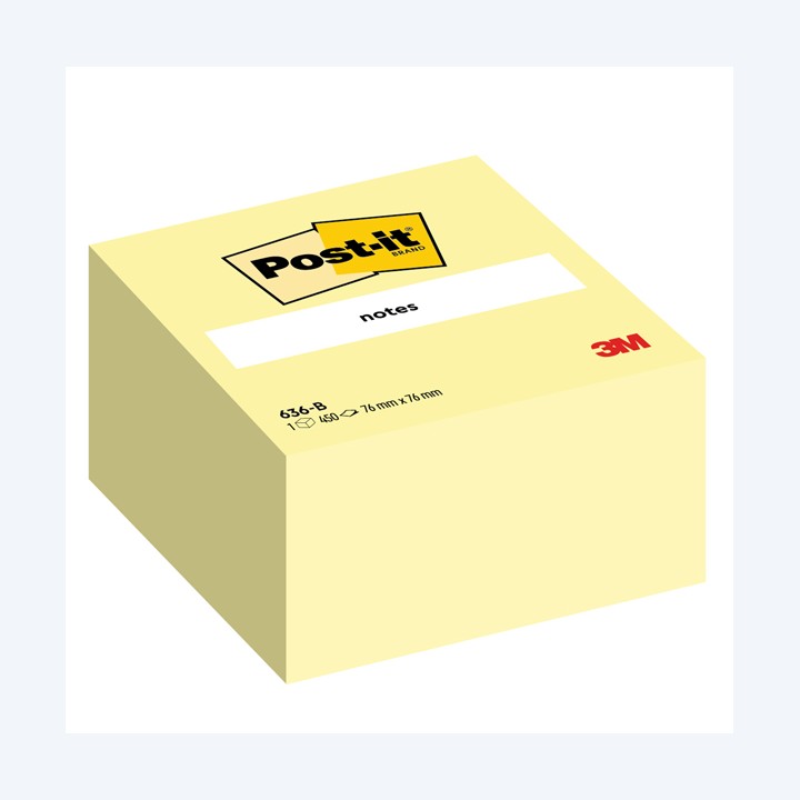 Blocco foglietti Cubo 636-B 76 x 76 mm — 32033 | Ecotempo