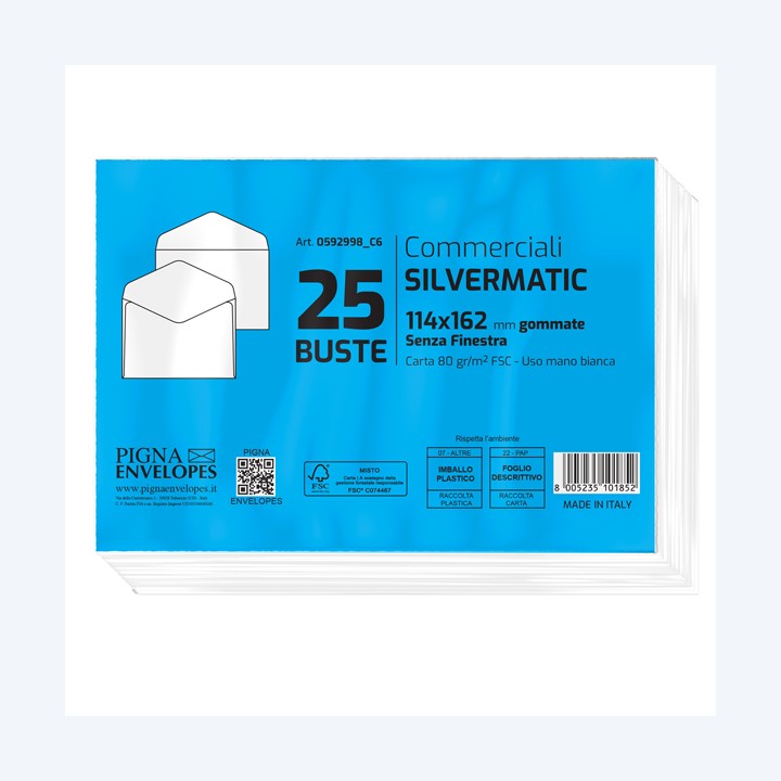 Busta Busta Silver Matic FSC senza — 32067 | Ecotempo