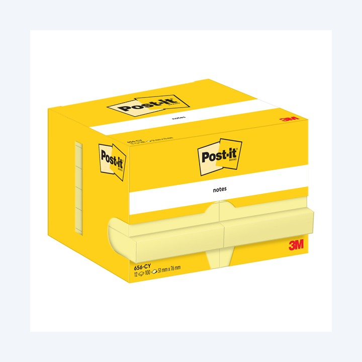 Blocco foglietti 656 76 x 51 mm giallo — 32159 | Ecotempo