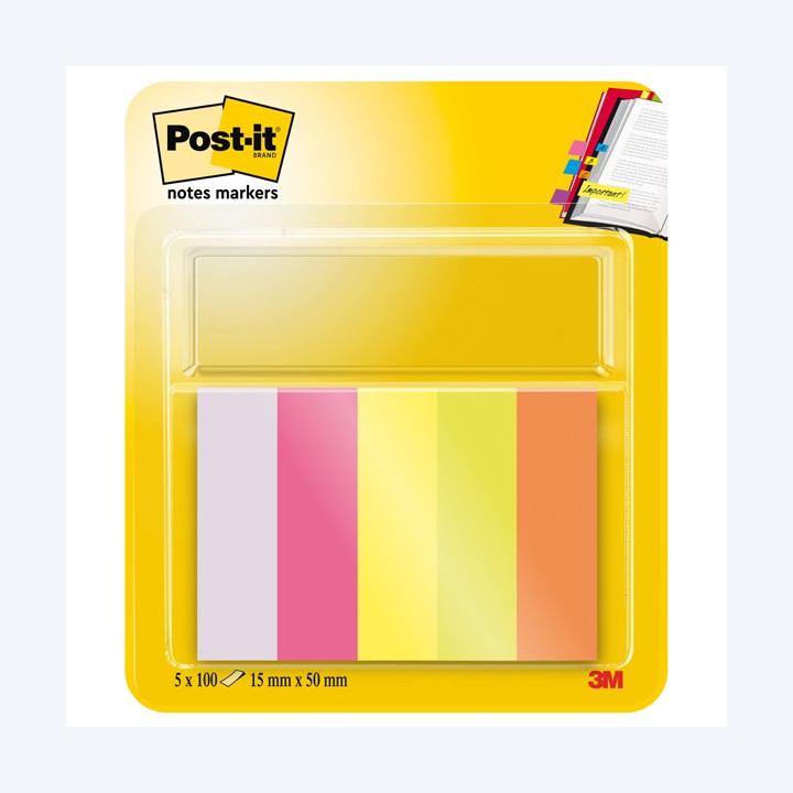 Segnapagina Post-it in carta 670-5 15 x — 32227 | Ecotempo