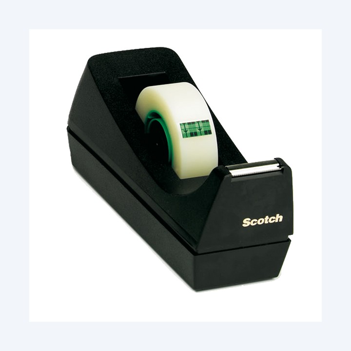 Dispenser da tavolo C38 per nastri 33 m nero Scotch | Ecotempo