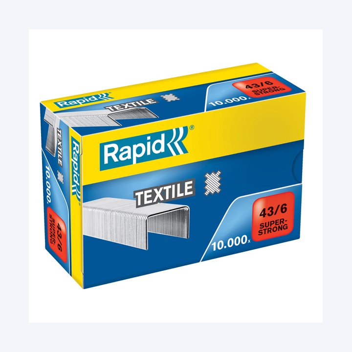 Punti Rapid Super Strong Textile 43/6 — 32370 | Ecotempo