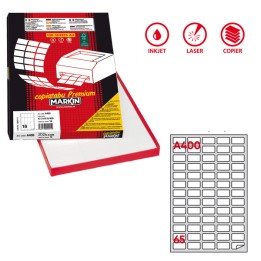 Etichette adesive A/400 in carta — 32443 | Ecotempo