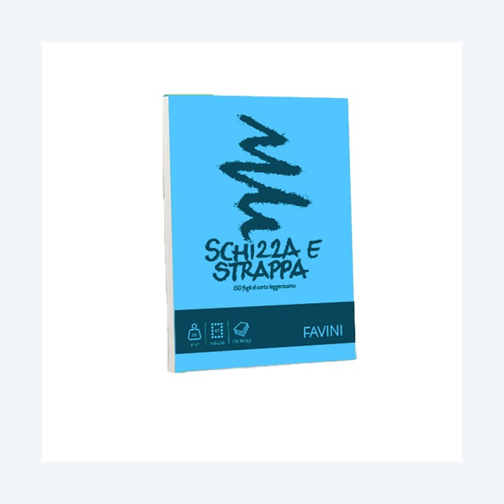 Blocco Schizza & Strappa A6 105 x 148mm — 32635 | Ecotempo