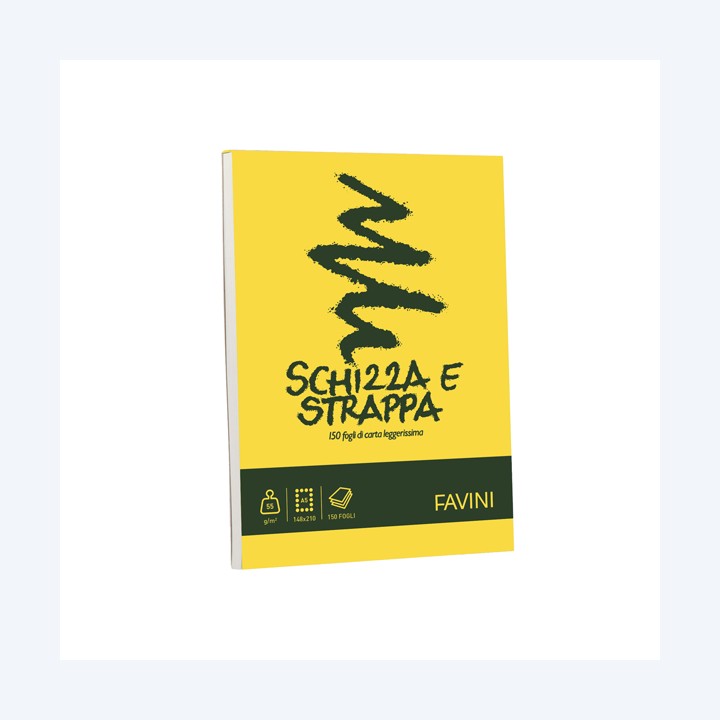 Blocco Schizza & Strappa A5 150 x 210mm — 32636 | Ecotempo