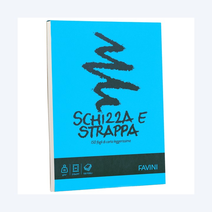Blocco Schizza & Strappa A4 210 x 297mm — 32637 | Ecotempo