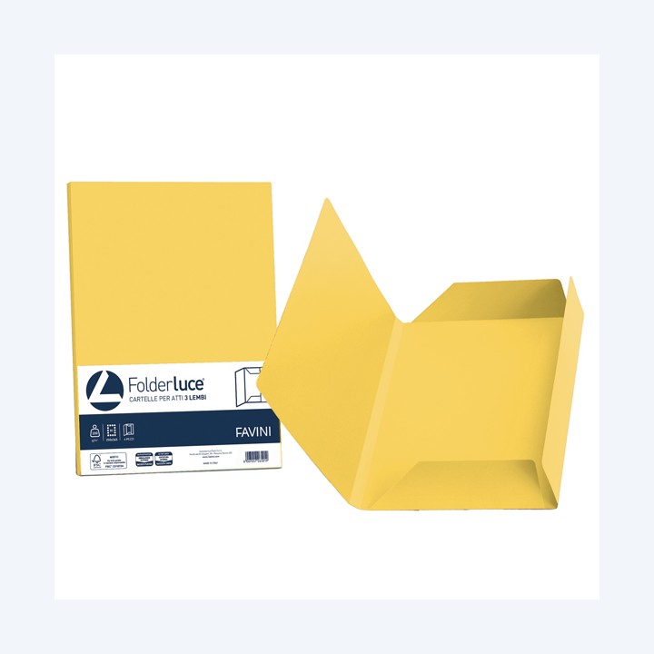 Cartellina 3 lembi Luce 200 gr A4 — 32660 | Ecotempo