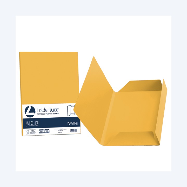 Cartellina 3 lembi Luce 200 gr A4 — 32661 | Ecotempo