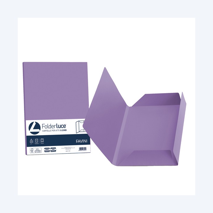 Cartellina 3 lembi Luce 200 gr A4 — 32668 | Ecotempo