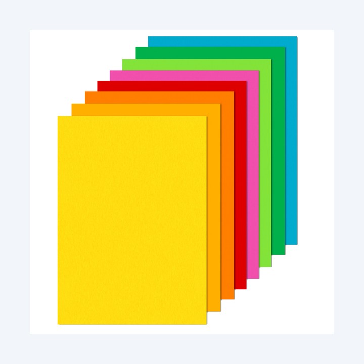 Carta Rismaluce A4 90 gr mix 8 colori — 32688 | Ecotempo