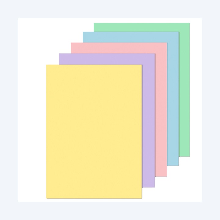 Carta Rismacqua A3 90 gr mix 5 colori — 32716 | Ecotempo